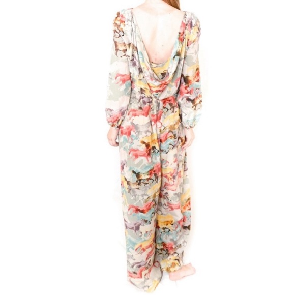 Anthropologie Multicolor Floral Jumpsuit - Picture 7 of 15